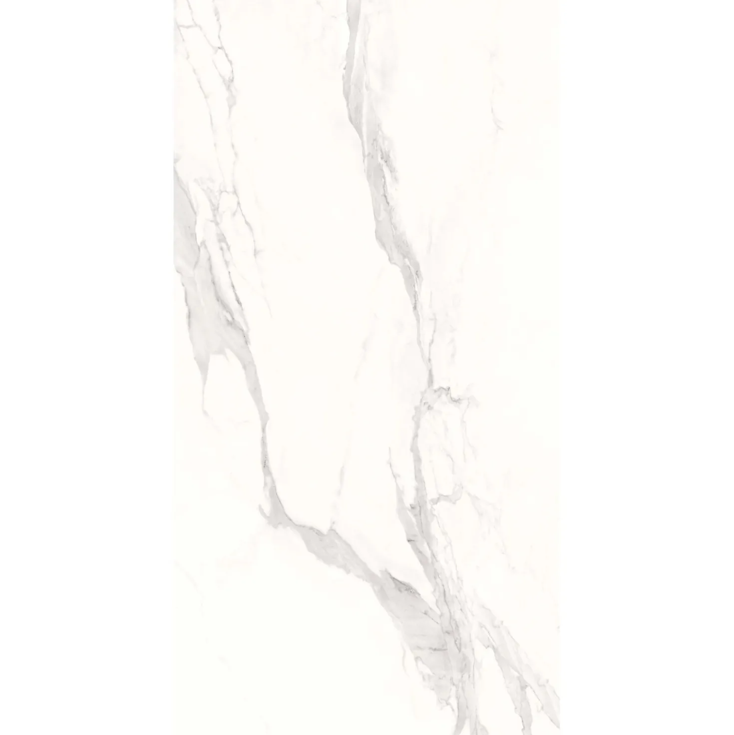 Piastrella in gres porcellanato Marmo Statuario 60x120 cm venato grigio 1,44 m²