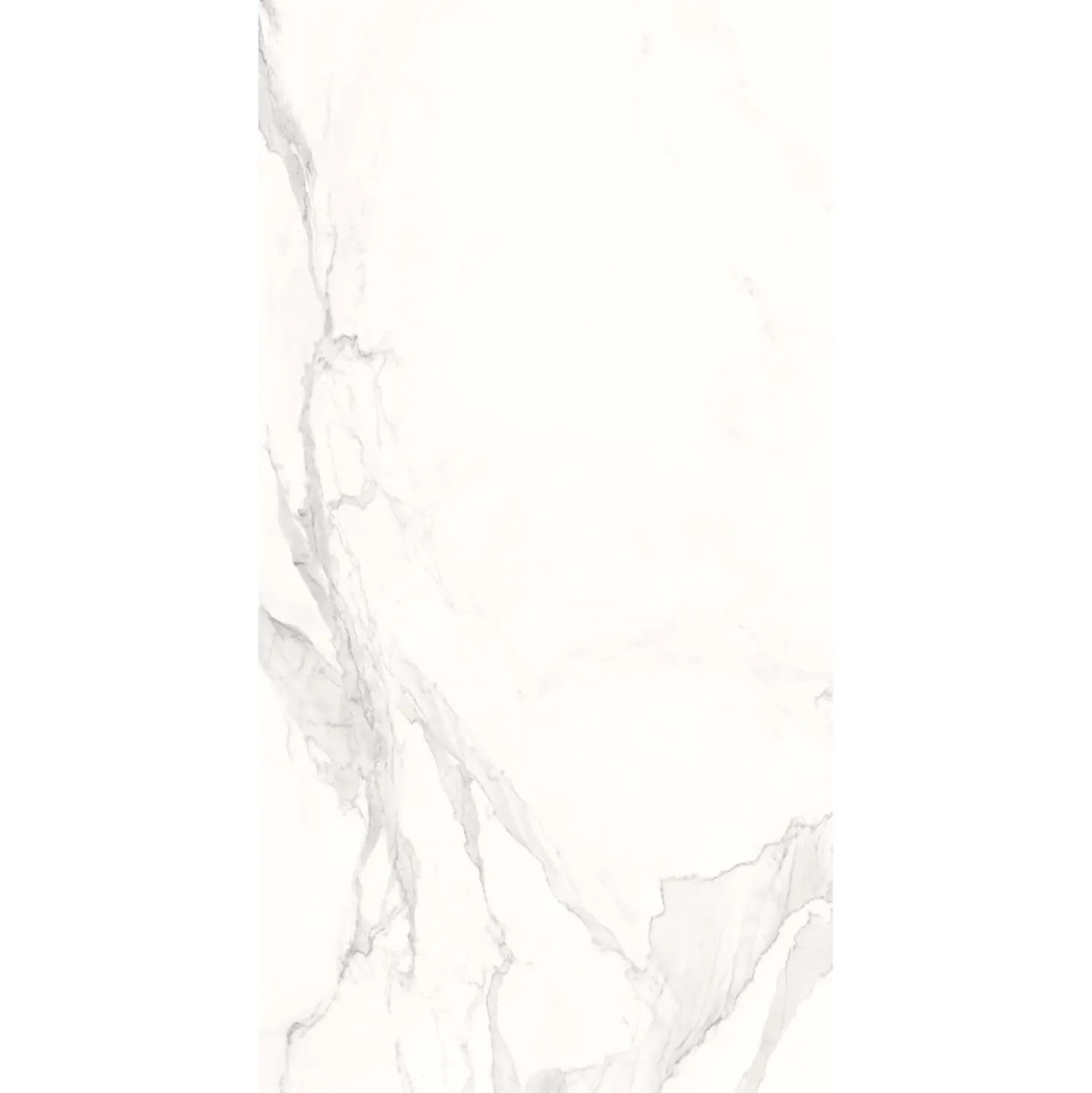 Piastrella in gres porcellanato Marmo Statuario 60x120 cm venato grigio 1,44 m²