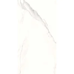 Piastrella in gres porcellanato Marmo Statuario 60x120 cm venato grigio 1,44 m²