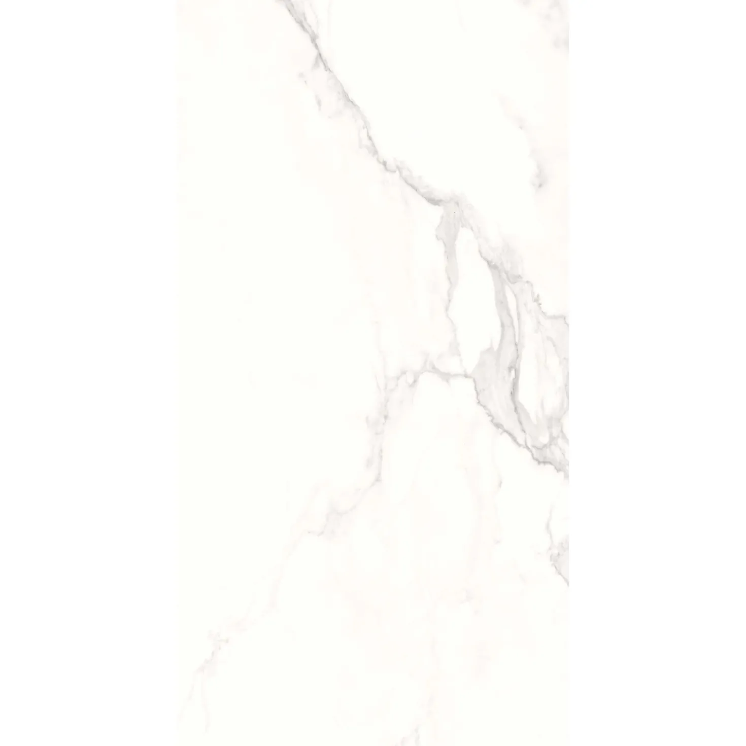 Piastrella in gres porcellanato Marmo Statuario 60x120 cm venato grigio 1,44 m²