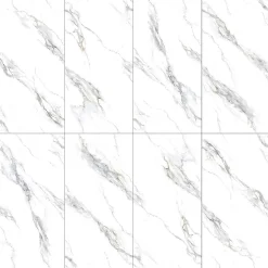 Piastrella in gres porcellanato Calacatta Gold Maestoso 60x120 cm 1,44 m²