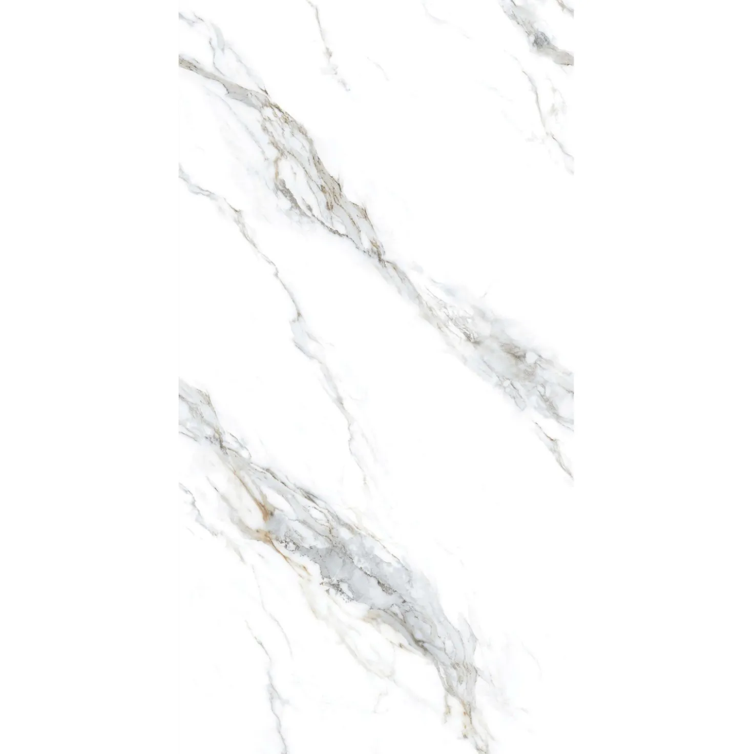 Piastrella in gres porcellanato Calacatta Gold Maestoso 60x120 cm 1,44 m²