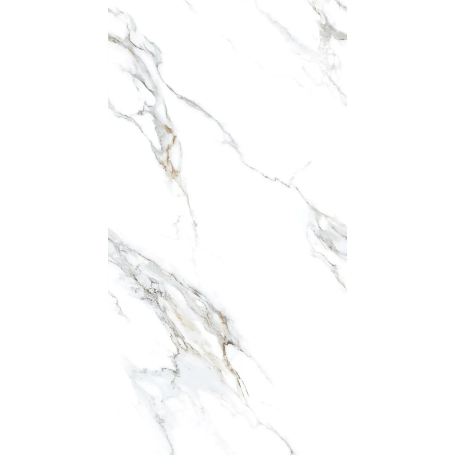 Piastrella in gres porcellanato Calacatta Gold Maestoso 60x120 cm 1,44 m²