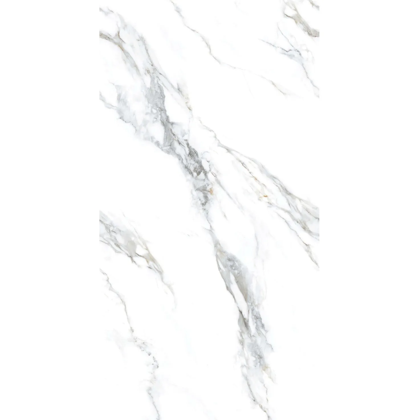 Piastrella in gres porcellanato Calacatta Gold Maestoso 60x120 cm 1,44 m²