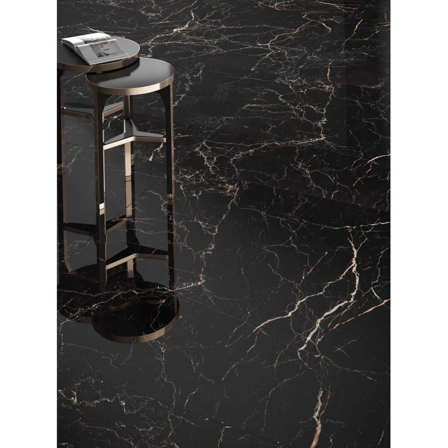 Piastrella in gres Vena Oro Saint Laurent 59,6x119,2 cm 1,42 m²