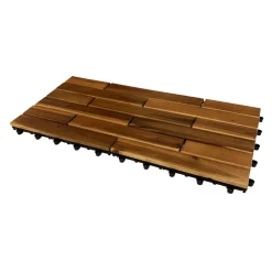 Piastrelle da esterno Acacia oliata nautral 30x60x2,5 cm