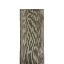 Piastrelle da esterno doga WPC WOOD double face grigio 161x2000 mm