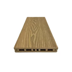 Piastrelle da esterno doga WPC WOOD double face miele 161x2000 mm