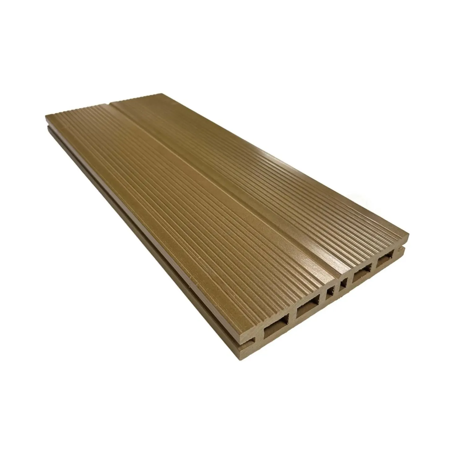 Piastrelle da esterno doga WPC WOOD double face miele 161x2000 mm