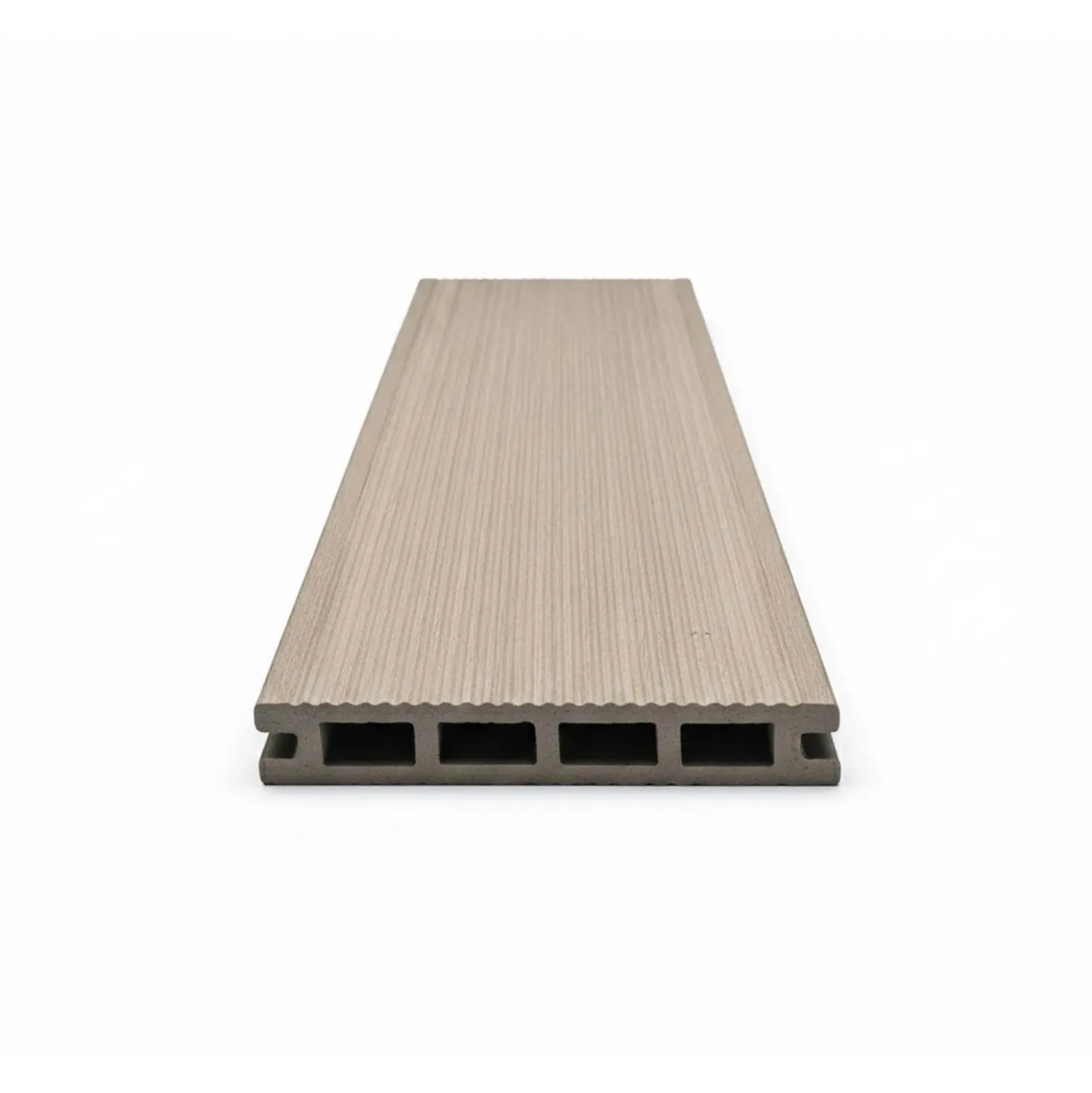 Piastrelle da esterno doga WPC easylife beige 143x2000 mm