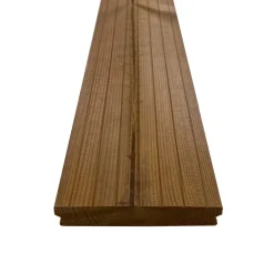 Piastrelle da esterno doga Thermowood clip sistem natural 118x210 cm