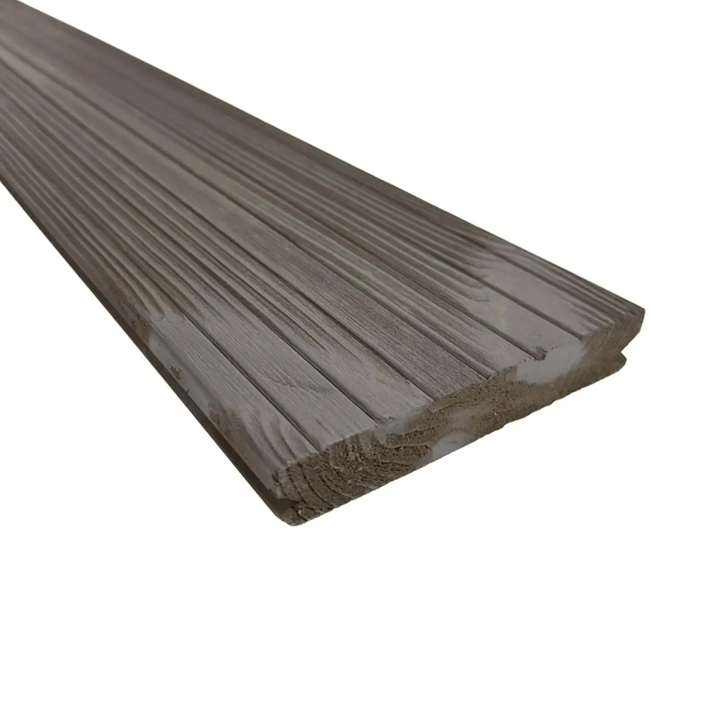 Piastrelle da esterno doga Thermowood clip sistem antracite 118x210 cm