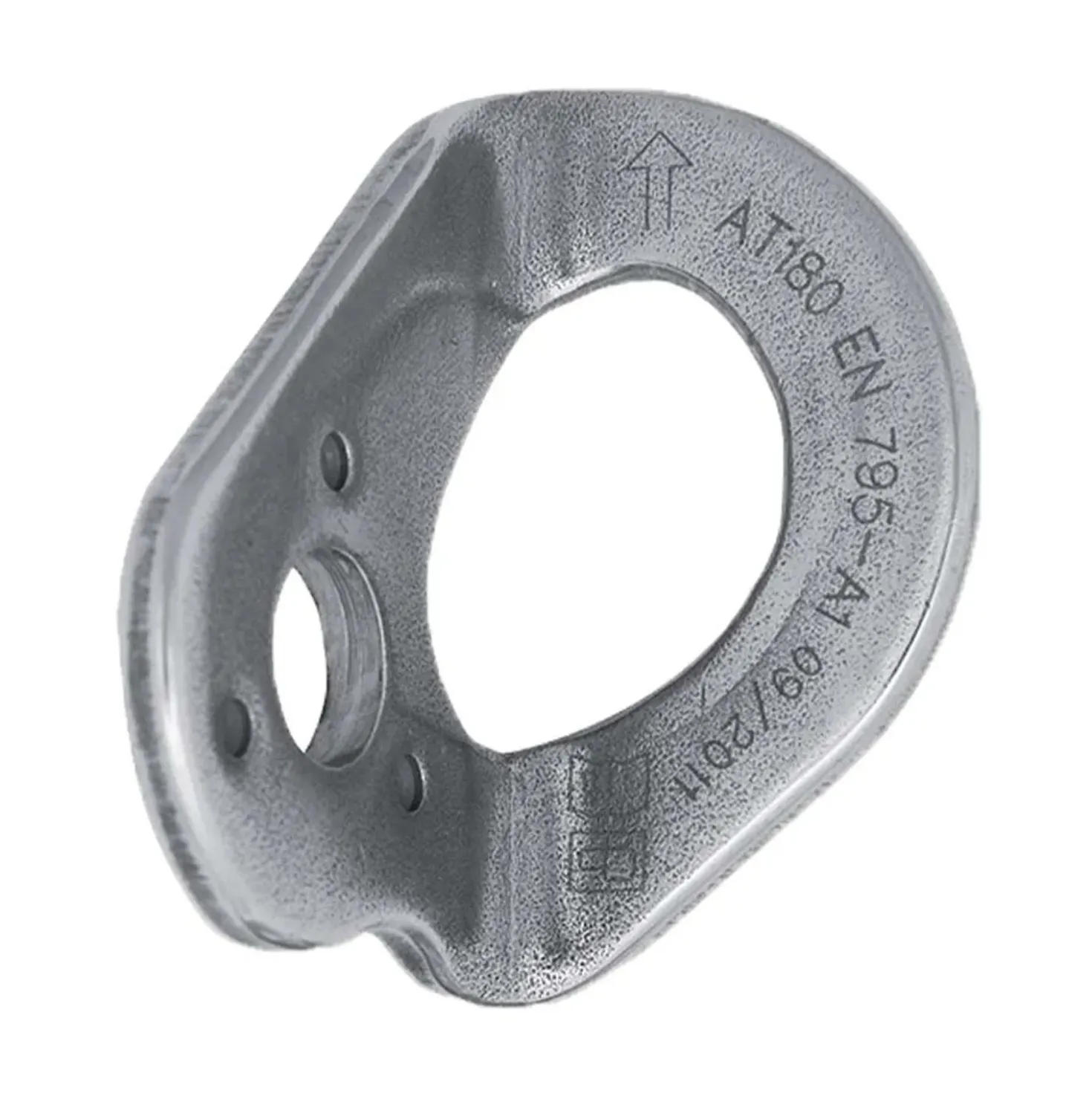 Piastrina ancoraggio permanente in acciaio inox