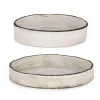 Piatto decorativo Nikos misura piccola Ø20 cm bianco