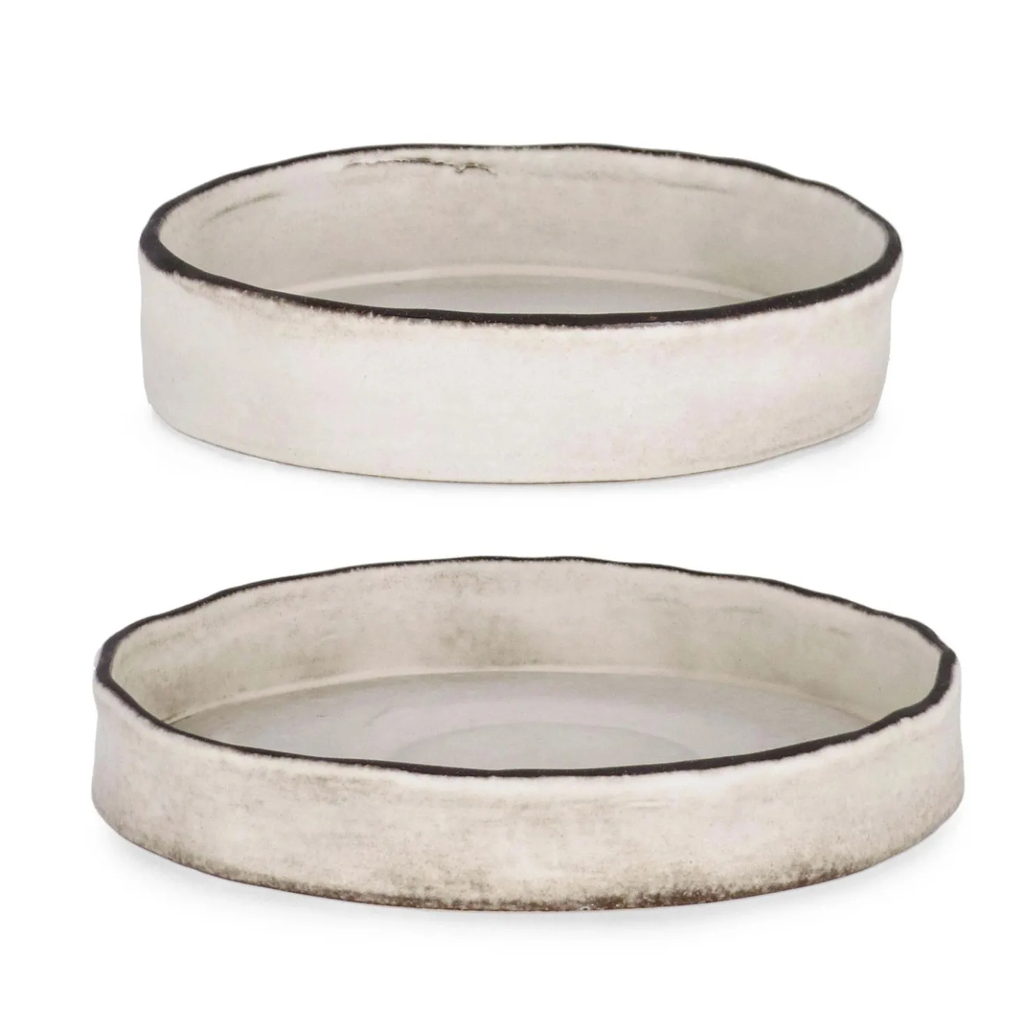 Piatto decorativo Nikos misura piccola Ø20 cm bianco