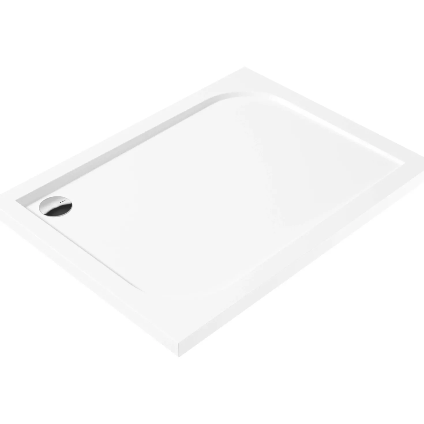Piatto doccia acrilico rettangolare Idrostile 120x90 cm bianco
