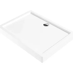 Piatto doccia acrilico rettangolare Idrostile Genio 100x90 cm bianco