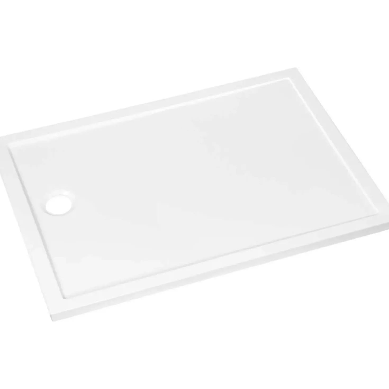 Piatto doccia acrilico rettangolare Idrostile Praim 110x90 cm bianco