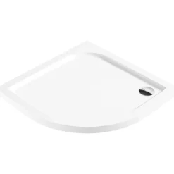 Piatto doccia acrilico semicircolare Idrostile Cubico 90x90 cm bianco