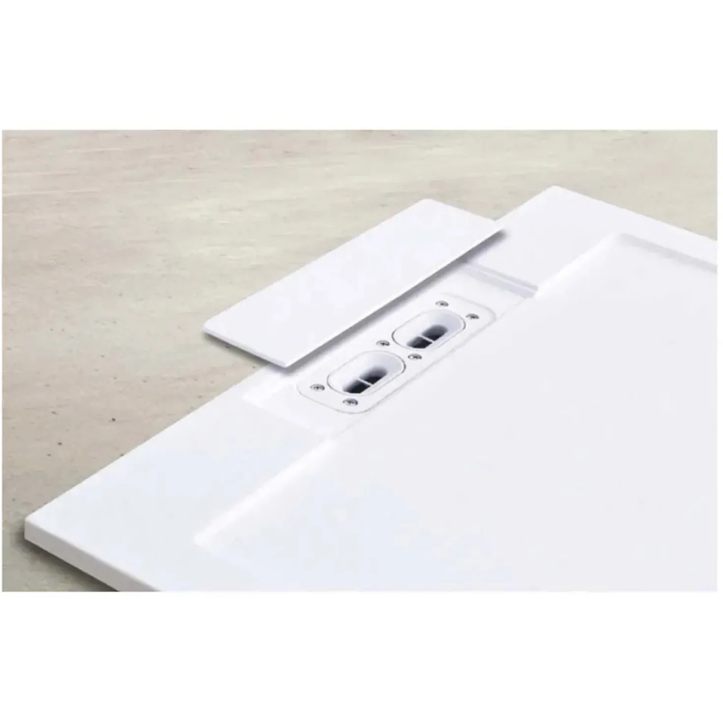 Piatto doccia Euphoria in resine di poliestere bianco 80x160 cm
