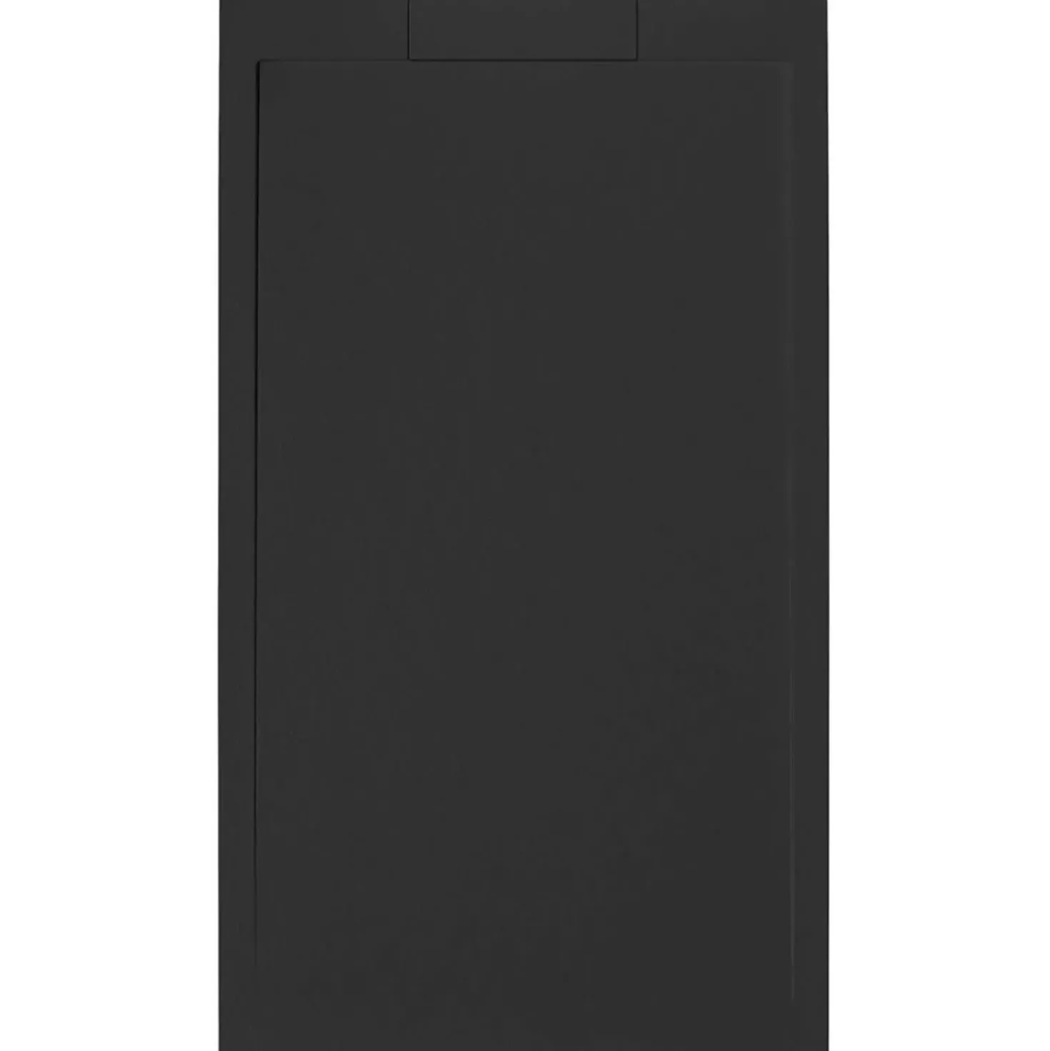 Piatto doccia Euphoria in resine di poliestere nero 80x120 cm