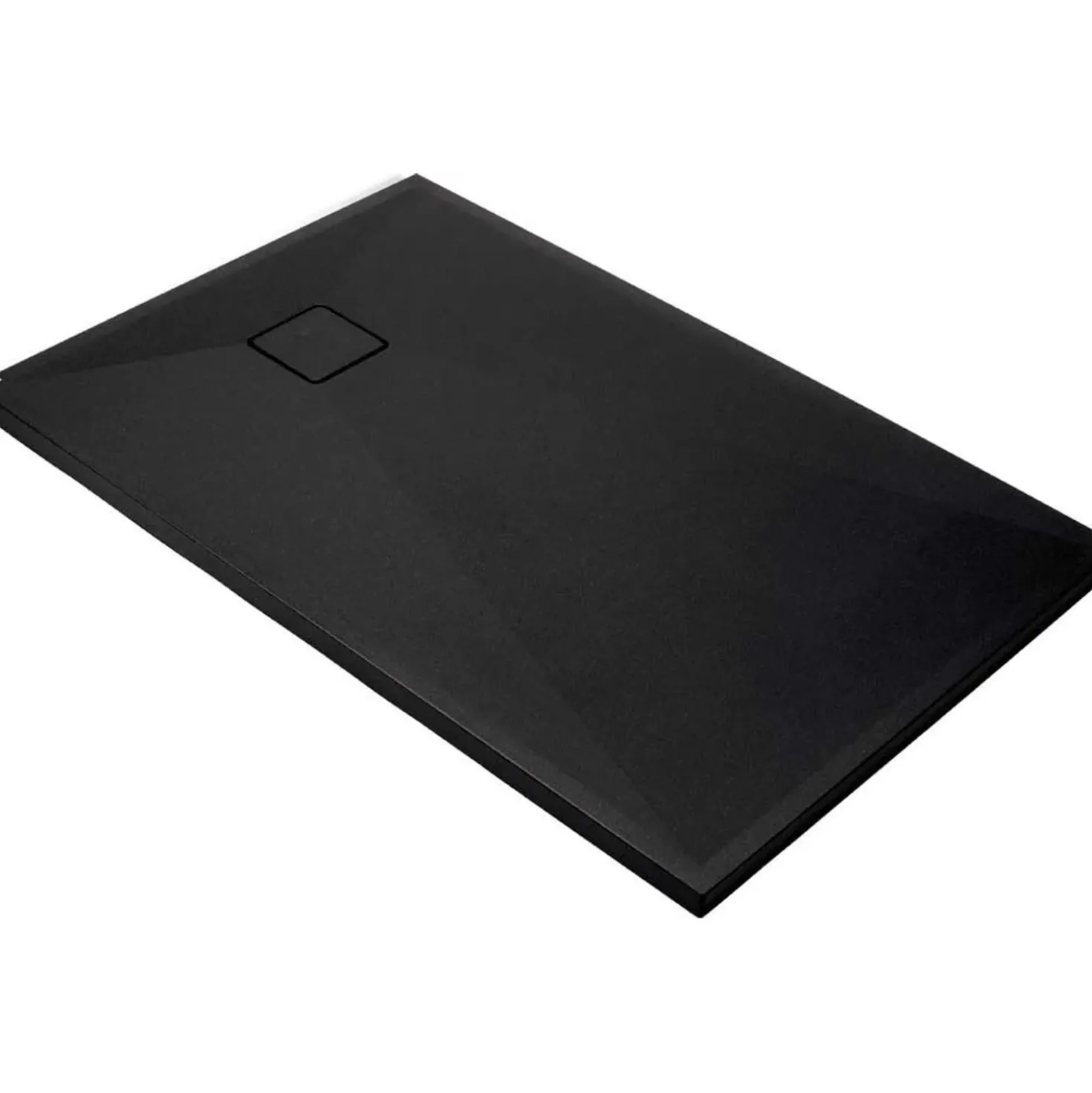 Piatto doccia granito Idrostile Puerto Padre 100x90 cm nero