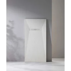 Piatto doccia in marmoresina Advance 80x100 cm bianco