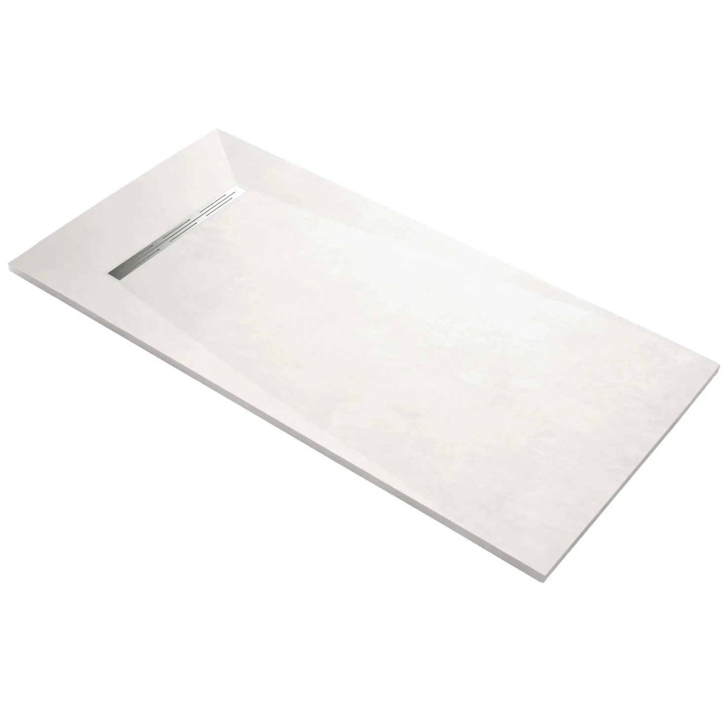 Piatto doccia in marmoresina Advance 80x120 cm bianco
