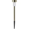 Picchetto solare a LED 5,5x5,5x40 cm Argento