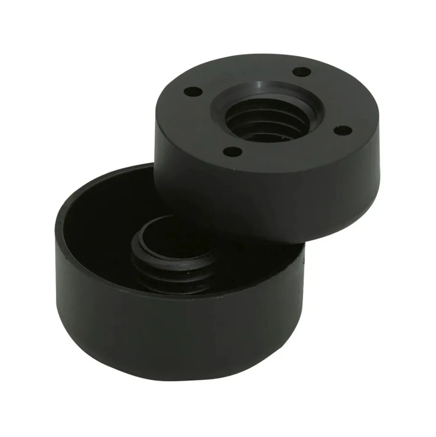 Piedino livellatore plastica nero
