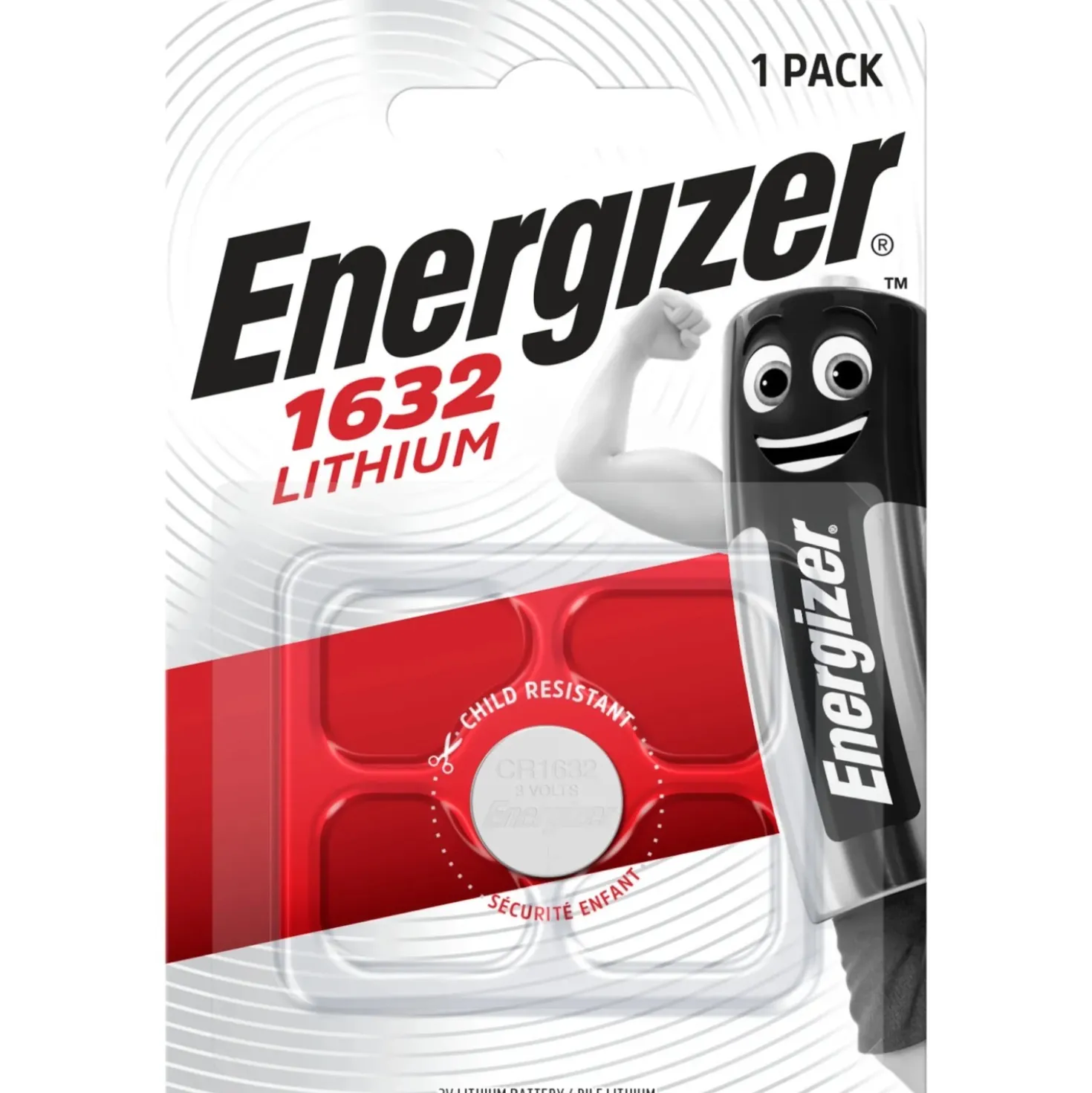 Pila a bottone Energizer al litio CR 1632 1 pz