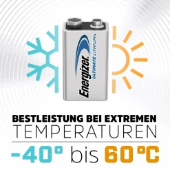 Pila al litio Energizer ULTIMATE 9 V 1 pz
