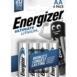 Pila al litio Energizer ULTIMATE AA Mignon 4 pz