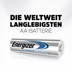 Pila al litio Energizer ULTIMATE AA Mignon 4 pz