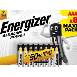 Pila alcalina Energizer ALK POWER AAA 8 pz