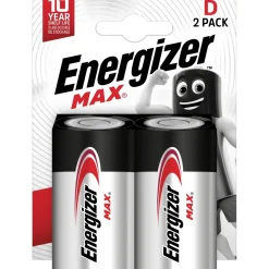 Pila alcalina Energizer MAX ALK D Mono 2 pz