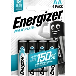 Pila alcalina Energizer MAX PLUS ALK AA Mignon 4 pz