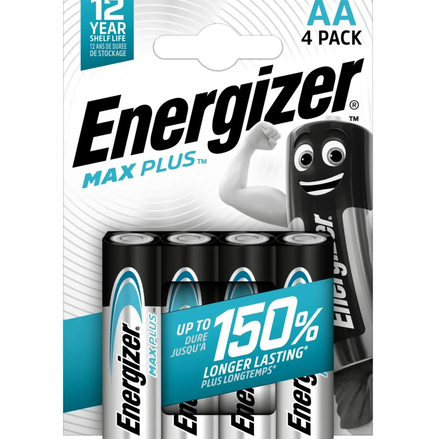 Pila alcalina Energizer MAX PLUS ALK AA Mignon 4 pz