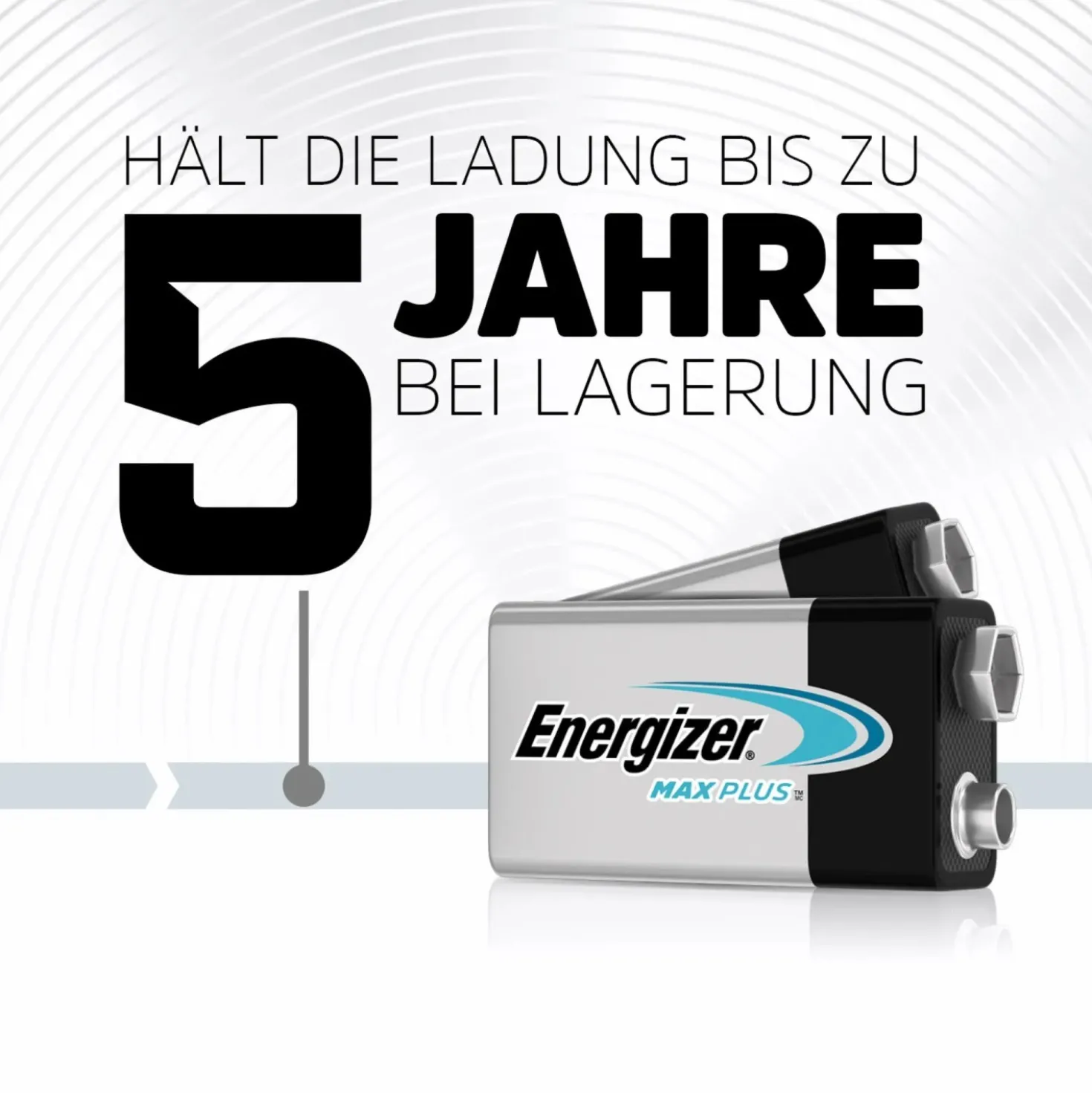 Pila alcalina Energizer MAX PLUS ALK 9V E-Block 1 pz