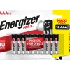 Pila alcalina Energizer multipack MAX AAA 10 pz