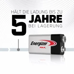 Pila alcalina Energizer MAX ALK 9V E-Block 1 pz