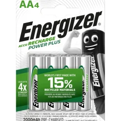 Pila ricaricabile Energizer POWER PLUS RECH AA stilo 4 pz