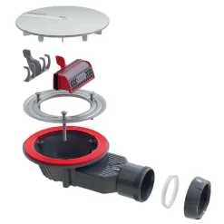 Piletta doccia Slim+ Ø 90mm con calotta