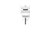 Piletta lavabo Quick clac in Ottone cromato universale