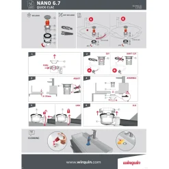 Piletta lavabo quick clac con kit sifone Ø 32mm