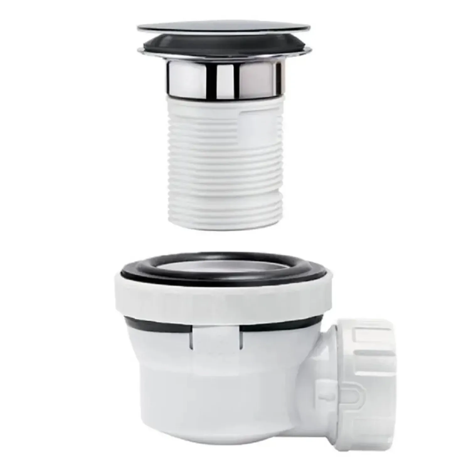 Piletta lavabo quick clac con kit sifone Ø 32mm