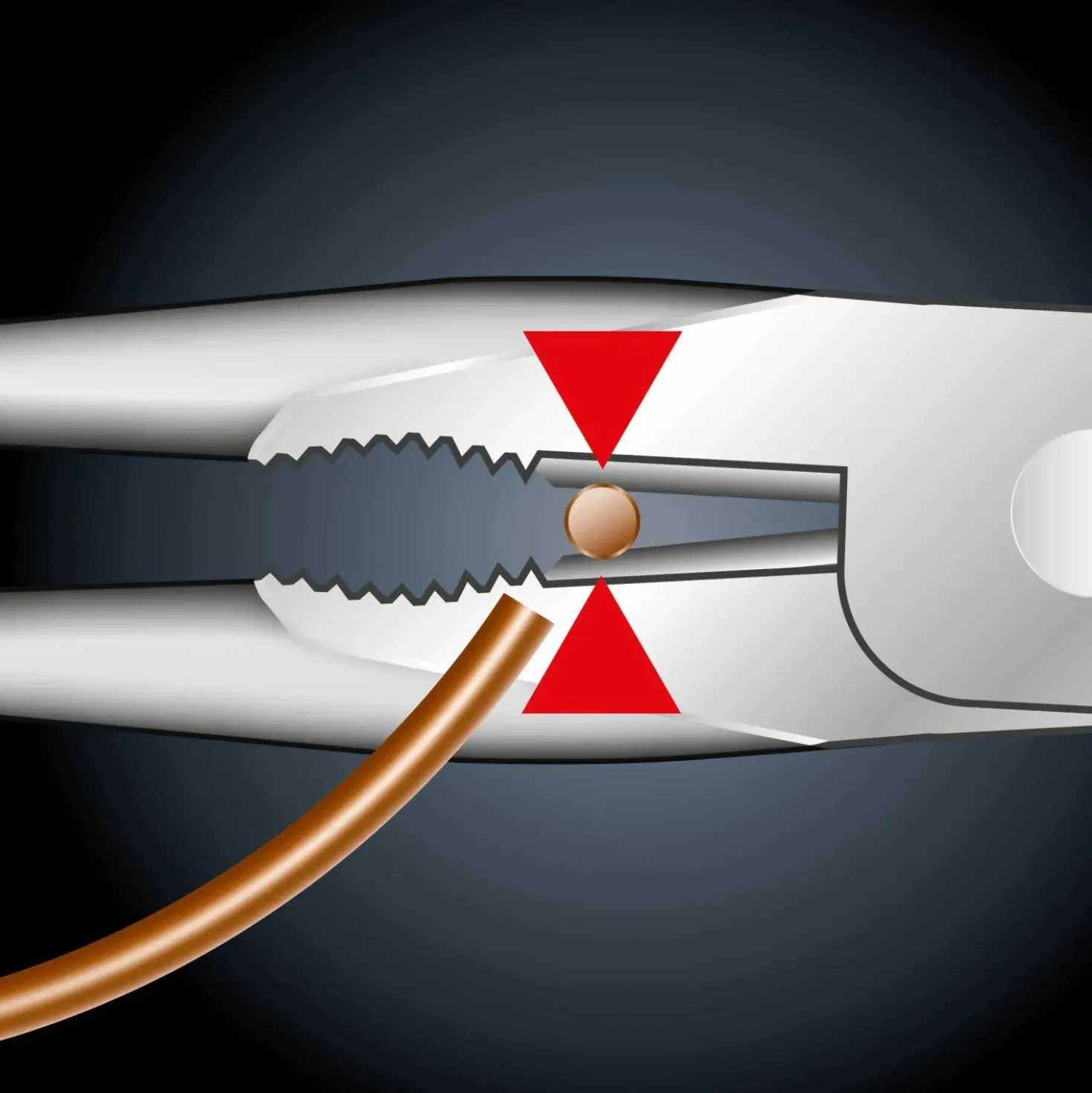 Pinza becchi lunghi curvi LUX-TOOLS VDE Professional L 200 mm