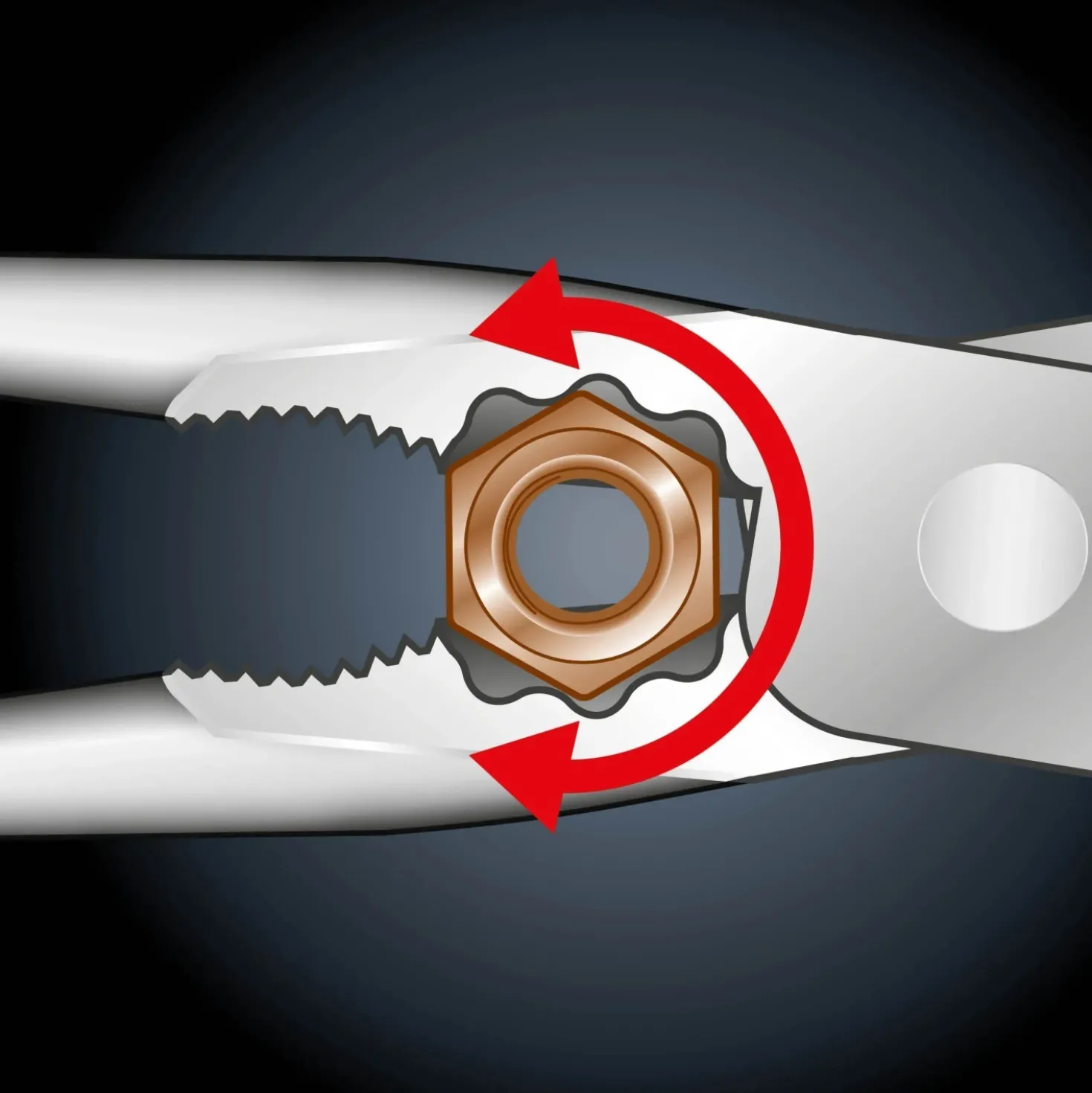 Pinza becchi lunghi curvi LUX-TOOLS VDE Professional L 200 mm