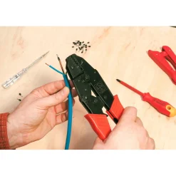 Pinza crimpatrice LUX-TOOLS Comfort per terminali a bussola e capicorda