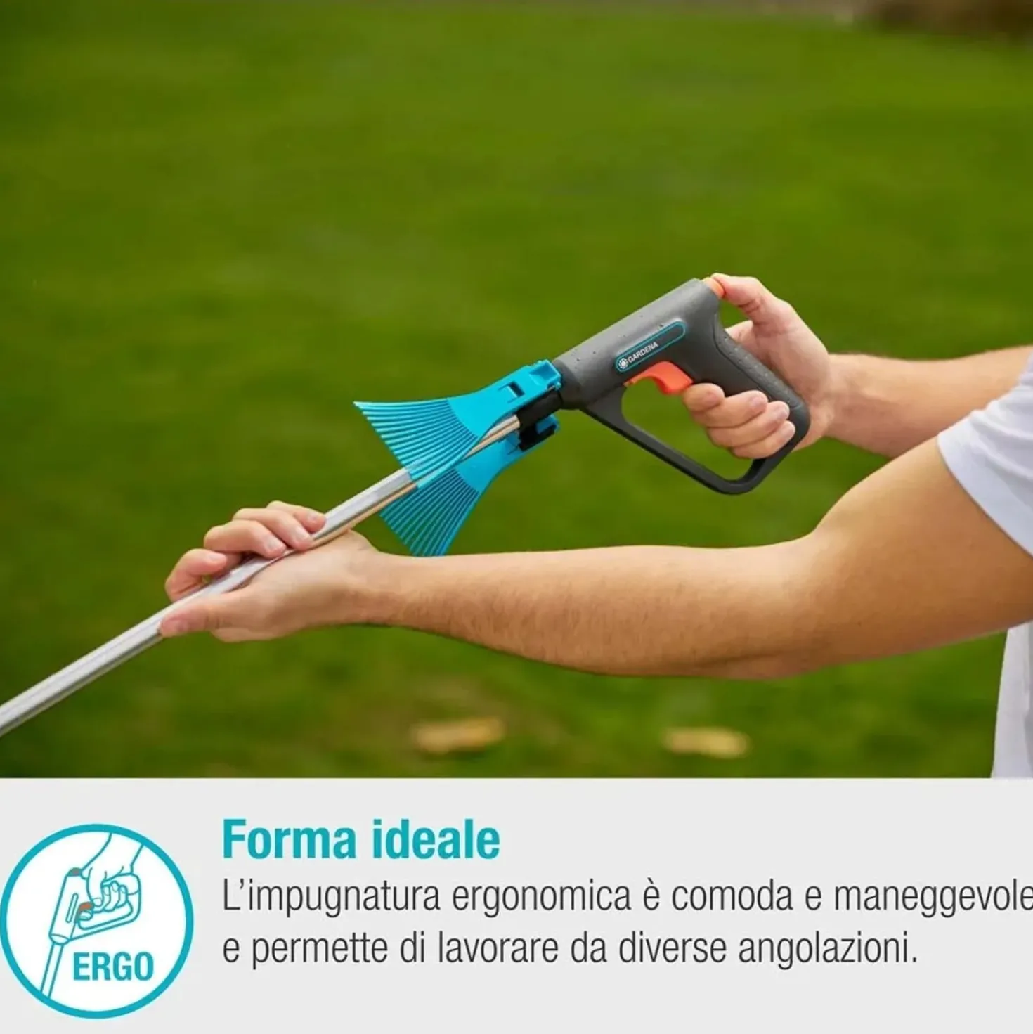 Pinza da giardino Gardena 4 in 1 per raccolta rifiuti 94,5 cm